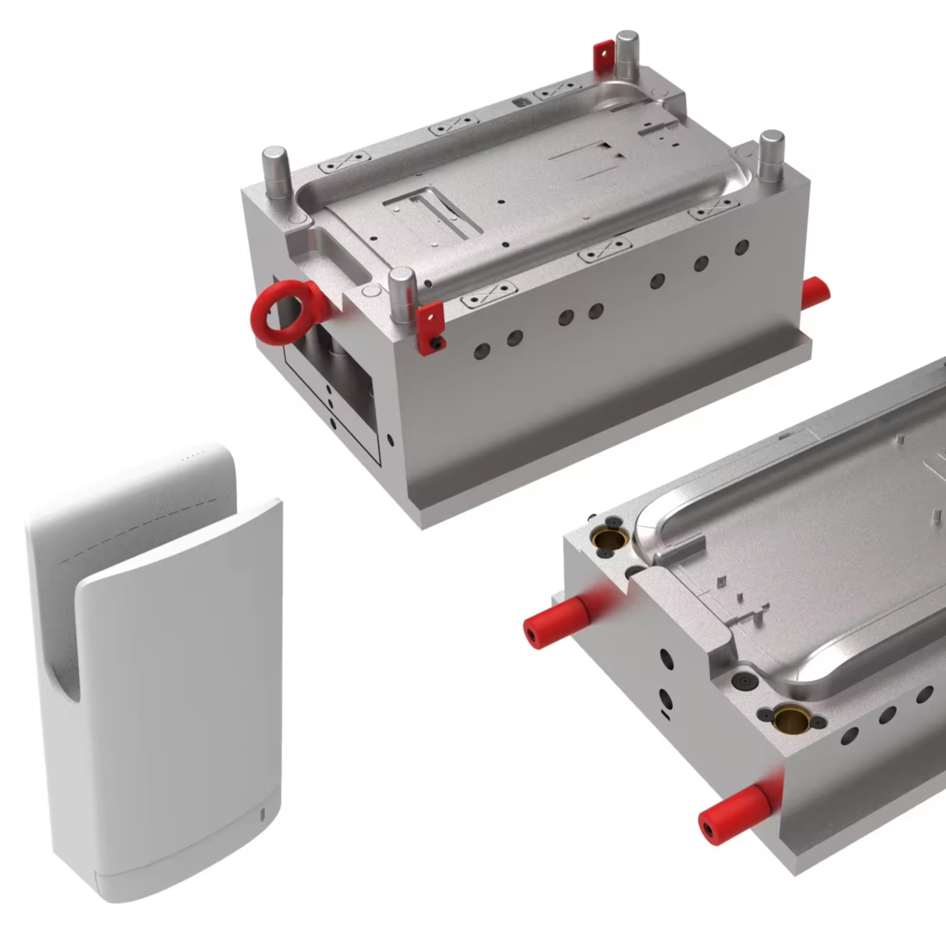 ABS Automatic Jet Airblade Hand Dryer Mold Mould ABS Automatic Jet Airblade Hand Dryer Mold Mould
